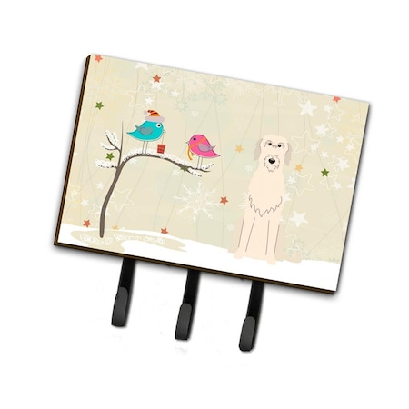 Jensendistributionservices Christmas Presents Between Friends Irish Wolfhound Leash or Key Holder MI1707722